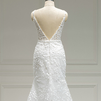 Jancember RL303 nouvelle arrivée jupe longue Sexy col en v blanc robe à bretelles robe robe de mariée