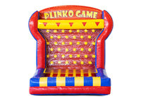 Jeu de carnaval Plinko gonflable Durable commercial défi sportif jeu de balle gonflable Plinko Hover sport jeu gagnant pour les événements
