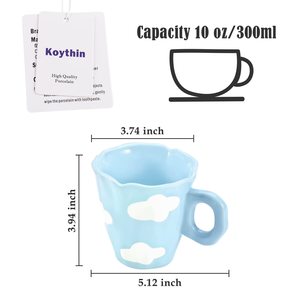 Taza <span class=keywords><strong>de</strong></span> Cerámica <span class=keywords><strong>de</strong></span> Porcelana China <span class=keywords><strong>con</strong></span> Diseño <span class=keywords><strong>de</strong></span> Oso Pintado a Mano, Diseño Creativo Artesanal, Apta para Lavavajillas y Microondas, Regalo para Café y <span class=keywords><strong>Leche</strong></span> - Product Image 6