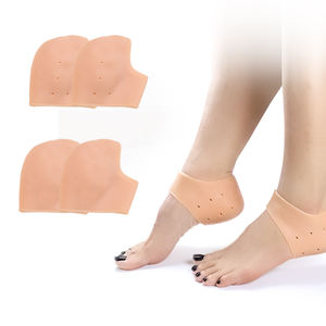 Semelles orthopédiques de sport personnalisées OEM en caoutchouc chaud Gel de silicone Manchons de talon pour le soulagement de la douleur et le soin des pieds Protecteurs de talon - Product Image 1