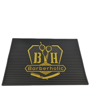 Vendedor caliente 2023 Herramienta de corte de pelo Mat PVC Soft Mat logo Personalizado Ecológico Peluquero Mat - Product Image 5