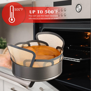 B2B Clearance Sale Extended Food Grade <b>Silicone</b> <b>Baking</b> Mat Non-Stick Loaf Pan Liner & Lifters Reusable Bread Loaf Pan - Product Image 4