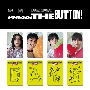 การ์ดปฏิทิน KPop DAY6 2026 แบบกดปุ่ม 4 ชิ้น/ชุด อัลบั้มโปสการ์ด วอนพิล <span class=keywords><strong>ยอง</strong></span>ค์ ค โดวอน ซองจิน เจ ของขวัญพิเศษสำหรับแฟนคลับ - Product Image 3