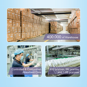 ผ้าอ้อมเด็กสำเร็จรูปยี่ห้อ BenBow แบบ OEM ODM จากโรงงาน พร้อมผ้าระบายอากาศ ป้องกันการรั่วซึม ได้รับการรับรองมาตรฐาน ISO9001/CE มีตัวอย่างให้ทดลองใช้ฟรี - Product Image 4