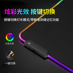 Alfombrilla de ratón para juegos con iluminación RGB, alfombrilla de escritorio cómoda y gruesa de gran tamaño para estudiantes, uso en el hogar, dormitorio y ordenador - Product Image 3