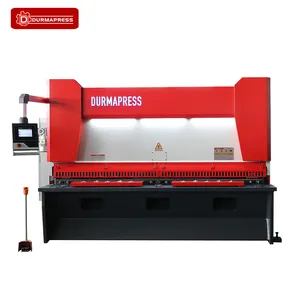Máquina de corte de folhas CNC hidráulica série QC11K 10*3200mm tamanho grande 10mm para venda