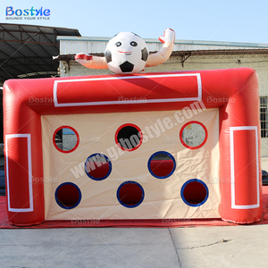 Commercial <strong>Used</strong> Inflatable Soccer Ball <strong>Toys</strong> 4-Sport Jumping Castle and Penalty Kick Game for Kids - Product Image 1