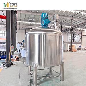 Thép không gỉ trộn Tanks 1000l-2000l điện sưởi ấm lưu trữ Tank khuấy động động cơ PLC điều khiển cho nước trái cây nước sốt đồ uống - Product Image 2