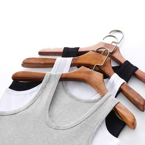 Camiseta sin mangas personalizable 100% algodón para hombre, ajustada, talla grande, para verano, fitness y jóvenes - Product Image 4