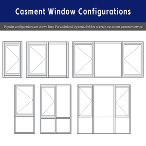 Ventana Abatible Moderna de Aluminio con Rotura de Puente Térmico, Insonorizada, con Doble Acristalamiento, Certificación Energy Star, Estándar Europeo - Product Image 3