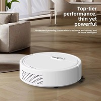 Robot Penyapu Vakum-Pembersih Lantai Pengisian Daya USB Pembersihan Otomatis Hisap Seret All-in-One Alat Kompak Hadiah Grosir