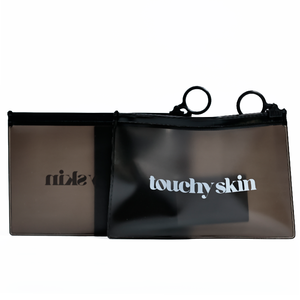 תיק ziplock שחור הניתנים להתאמה אישית-תיק רוכסן שקוף עבור תכשיטים קוסמטיים & טבעת - Product Image 2