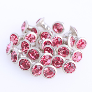 QIYI rivetti di Strass di vetro borchie punte in ottone Strass decorazione <span class=keywords><strong>cavallo</strong></span> briglie di vetro pietre per vestiti in pelle scarpe - Product Image 3