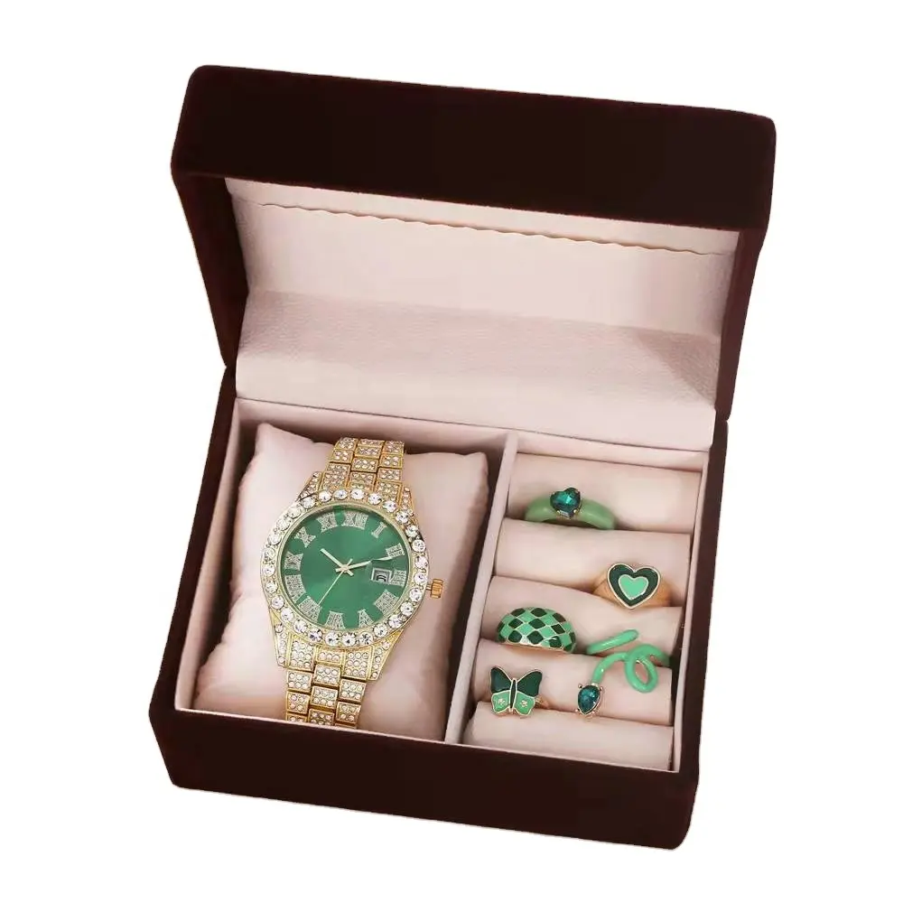 factory wholesale women gift set high quality jewelry and watch set the best gifts for Valentine's Day