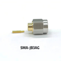 Kit de connecteur coaxial RF SMA-JB3AG 50 ohms avec plage de fréquence 10MHz-18GHz pour test de signal et câble assorti