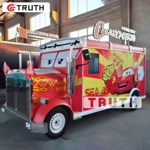 Truth Trending Café al aire libre Barbacoa Freidora profunda Camión de remolque de comida Crepe eléctrico Café Calle <span class=keywords><strong>Pizza</strong></span> Camión de comida Carro de comida móvil - Product Image 5