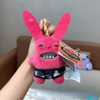 Porte-clés pendentif en peluche Monstre dentaire 3D mignon, figurine Funk Tooth Treasure Ugly Cute, boîte mystère, cadeaux d'anniversaire
