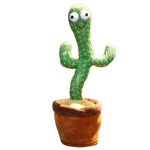 Peluche de cactus bailando, juguete para sacudir con canciones y baile, regalo, iluminación, cactus de peluche - Product Image 1