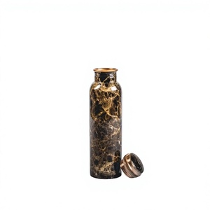 BS International NA195 Minimalist Style Carbon Steel Water <b>Bottle</b> 100% Eco Friendly 600ml Dishwasher Safe 12-24hrs Insulation - Product Image 4