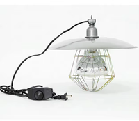Lampe chauffante agricole en aluminium haute performance, antirouille, pour l'élevage de porcelets et de poussins, appareil de chauffage pour étable
