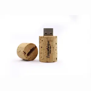 promotional wooden usb drive cork wholesale wood pendrive memory stick 4gb 8gb 16gb 32gb waterproof stick usb