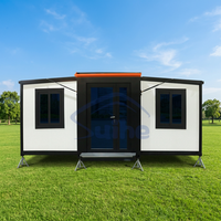 Villa préfabriquée pliable et extensible Suihe 0206, maison modulaire mobile et portable, maison conteneur extensible de 20 pieds ou 40 pieds