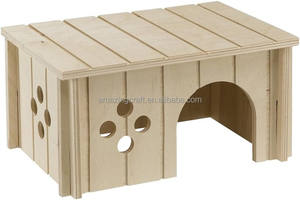 Caja de Madera <span class=keywords><strong>para</strong></span> Animales Pequeños, con Techo de Tronco, <span class=keywords><strong>para</strong></span> Hámsteres - Product Image 4
