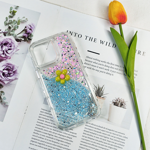 Hoa Long Lanh 3 Trong 1 Điện Thoại Trường Hợp Đối Với <span class=keywords><strong>iPhone</strong></span> 16 Pro 15 14 Pro Max <span class=keywords><strong>360</strong></span> Điện Thoại Bìa Fundas De Celuar - Product Image 6