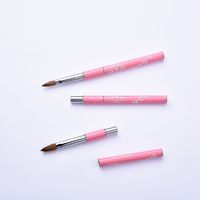1 pinceau acrylique Kolinsky Sable pour nail art, stylo de peinture, dessin et sculpture pour gel UV, outils de manucure DIY