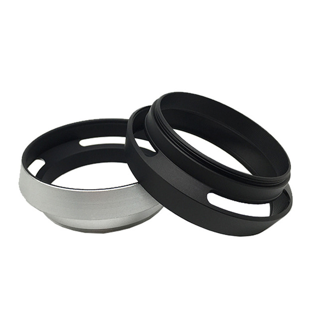 Metal Hollow Light-Shading Lens Hood  Oblique Hollowed-Out Cover 43 46 40.5 37 49 52 58 67 72 77mm