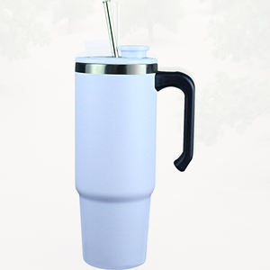 Vasos Térmicos Magnéticos con Tapa y Pajitas Retráctiles Automáticas de 20oz-40oz, Enfriador de Hielo para Auto, Vasos/Tazas de Acero Inoxidable - Product Image 1