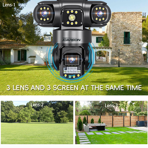 JOAREON nuovo V380 Pro PTZ 3 schermi 3 fotocamera 6MP con 4G di rete PTZ IP Camera V380 CCTV 4G Sim Card telecamera di sicurezza - Product Image 3