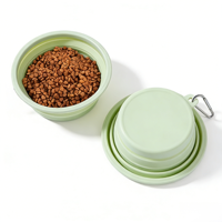 Bol pliable automatique en silicone portable et étanche pour chats, chiens et petits animaux – Idéal pour les voyages