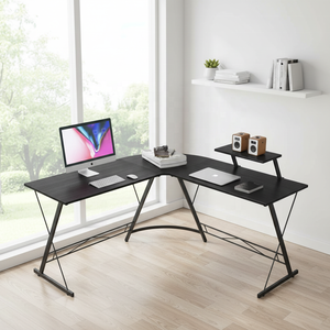 Escritorio de Computadora Esquinero en Forma de L, Moderno, Simple, Ecológico, Duradero, con Acabado de Madera, Estación de Trabajo de Oficina, Mesa de Escritorio para Oficina en Casa - Product Image 2