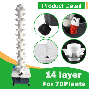 Système <span class=keywords><strong>de</strong></span> culture hydroponique pour balcon à 14 couches tour <span class=keywords><strong>de</strong></span> culture hydroponique verticale pour légumes jardinière DIY équipement <span class=keywords><strong>de</strong></span> culture sans sol - Product Image 3