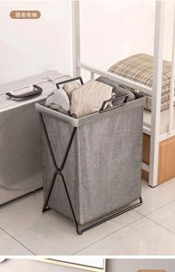 Modern Folding Laundry Folding Storage Basket Bathroom Laundry Basket Space-Saving Laundry Modern Foldable Basket Storage - Product Image 6
