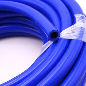 16mm 5/8" ID High Temperature 1-Ply Reinforced Silicone Heater Hose BLUE 16MM