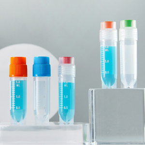 <b>Plastic</b> External Thread Sterile Cryogenic Tubes 1.8mL 2mL for Lab Sample <b>Storage</b> - Product Image 4