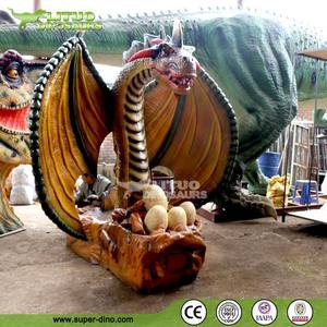 Modelo de Dragón Mágico Interactivo con Alas Verdes Animatrónico - Product Image 6