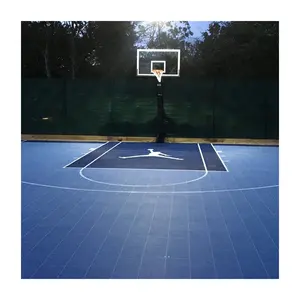 Multi-Sport Basketbal Hof Plastic Sport Vloeren Tegels Grijpende Sport Floor