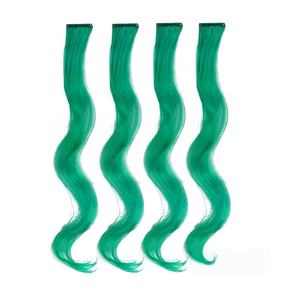 คลิปต่อผมสังเคราะห์แบบคลื่นธรรมชาติยาว 40 <span class=keywords><strong>สี</strong></span> <span class=keywords><strong>ไฮ</strong></span><span class=keywords><strong>ไล</strong></span><span class=keywords><strong>ท์</strong></span><span class=keywords><strong>สี</strong></span>รุ้ง ทนความร้อน สำหรับเด็กผู้หญิง - Product Image 5