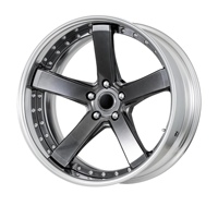 Rines de Aleación de Aluminio Forjado de Perfil Cóncavo Profundo de 18-24 Pulgadas, 5x112 5x114.3 PCD para Benz C50 C43 E53 E63 E300 E350, Audi A4 A6, BMW X5 X6