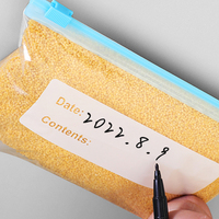 AIUDO LDPE plastique curseur fermeture éclair congélateur sacs de stockage des aliments pochettes réfrigérateur garder frais scellé fruits légumes sac auto-scellant