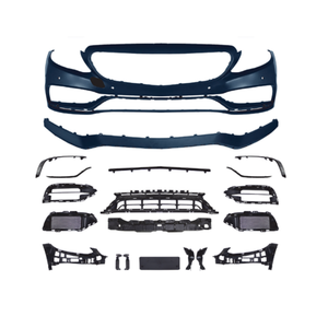 Grande calandre de pare-chocs avant et arrière pour <span class=keywords><strong>Mercedes</strong></span> Benz Classe C W205 C260lC300 Modifié C63AMG - Product Image 2