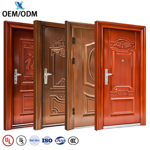 Fabricant Fourniture Maison Design Moderne Métal Prévention de la Rouille <span class=keywords><strong>Entrée</strong></span> Avant Extérieur Portes blindées de sécurité en acier pour les maisons - Product Image 2