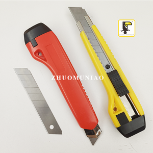 Cuchillo multiusos de 18 mm con mango de PP, cuchilla deslizante para papel pintado, estiletes - Product Image 6
