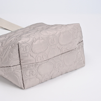 Sac fourre-tout personnalisable de créateur, grand format, en toile recyclée, nylon et coton, durable, robuste, écologique, à porter à l'épaule, pour le shopping