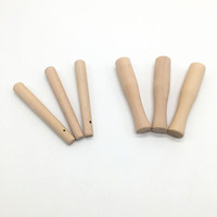Pilon en bois lisse pilon à épices en bois pour la nourriture