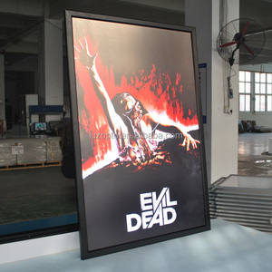 Cadre d'affiche de film rétro-éclairé par LED A1-A4 avec cadre de boîte à lumière lumineuse et support de panneau d'affichage pour annonces, prospectus et restaurant - Product Image 4