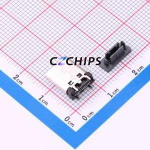 UC02-0B24F10411 USB Connector SMD Connector ( Connector Type: Type-C )( Gender: Female )( Mounting Type: Vertical Mount ) - Product Image 2